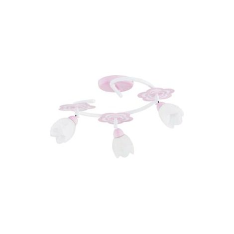 [NEUWERTIG] Euluna Deckenlampe Für Das Kinderzimmer Mailin Rosa Rund Deckenleuchte Lampe B-Ware