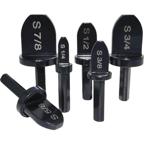 Extenseur de Tuyau en Cuivre, 6 Pièces Expandeur de Tube, Outil Délargissement de Tuyau en Cuivre, Tube CVC Pour Tuyaux en Aluminium et Autres Tuyaux en Métal Souple Manuels Kit de Service