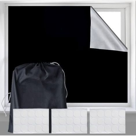 Ineasicer Store Occultant 300 x 150 cm Store Occultant sans Perçage 100% Matériau Occultant Fenêtre Voiture Voyage Store Occultant Coupé à la Taille pour s'adapter à Toutes Les Fenêtres Chambre de Béb (1/4)
