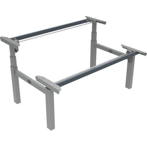 STIER Elektrisch höhenverstellbares Gestell für Team-Schreibtisch 501-88, 160x80cm, verstellbar 65-125cm, Traglast 100kg (1/3)