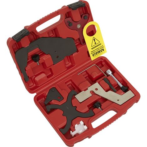 Sealey Petrol Engine Timing Tool Kit - for Ford, Mazda, Volvo, 1.5, 1.6, 2.0 - Belt/Chain Drive VSE6160