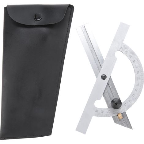 100x150mm Carbon Steel Adjustable Protractor Angle Ruler Tool Measuring & Gauging Tool