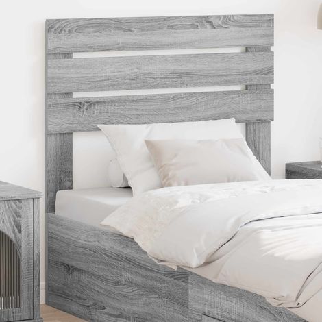 Cabecero Gris  Madera contrachapada