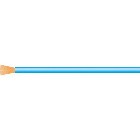 fil souple - h07-vk - 1 x 1.5 mm2 - bleu clair - ral 5024 - couronne de 100 mètres