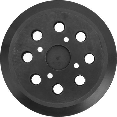 8-hole electric polishing pad with rubber abrasive backing for 5-inch pads and sandpaper (1/5)