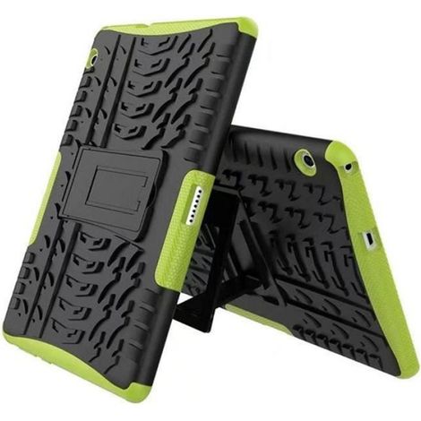 Coque Huawei MediaPad T3 10, Pour Huawei MediaPad T3 10 (9.6") Coque Antichocs Vidéo - Vert (1/2)