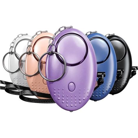 Personal Emergency Alarm [5 Pack], Scream Safesound Security Alarm 140dB LED Flashlight for Children/Women/Elderly Students (1/5)