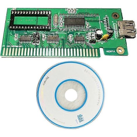 Carte adaptatrice d'interface ISA vers USB, module de contrôle industriel, prise en charge des clés USB remplaçables à chaud, compatible DOS, matériau ABS fdq (1/5)