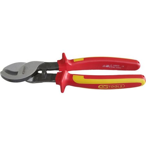 KS Tools ERGOTORQUE VDE Kabelschere, 215mm - 117.1123