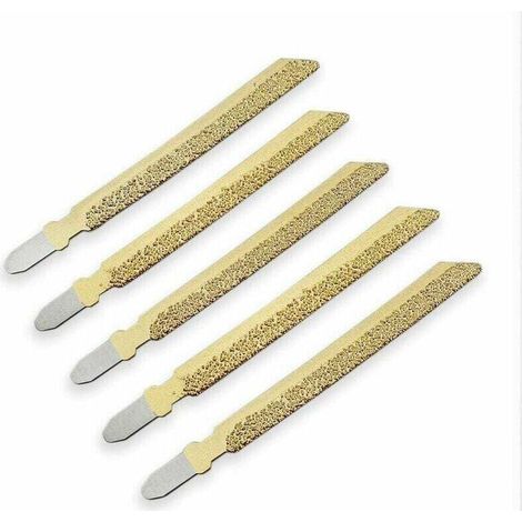 Diamant-Stichsägeblätter, 5 Stück, 4 Zoll/100 mm, für Granit- und Marmorfliesen FLITI (1/4)