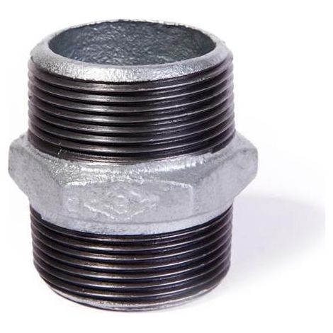 Atusa Accouplement Fer Malléable Flexible 1/2 Pouce Gris