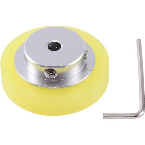 Roue de mesure industrielle en aluminium de 50 mm x 6 mm pour encodeur industriel (1/5)
