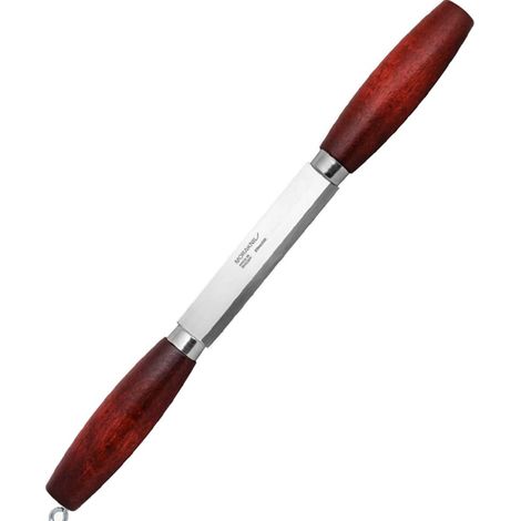 Morakniv STE-13968 Coltello spaccalegna de Spaccalegna con lama de acciaio inox de 11,5 cm de lungo, de satinato con manico doppio legno/rosso