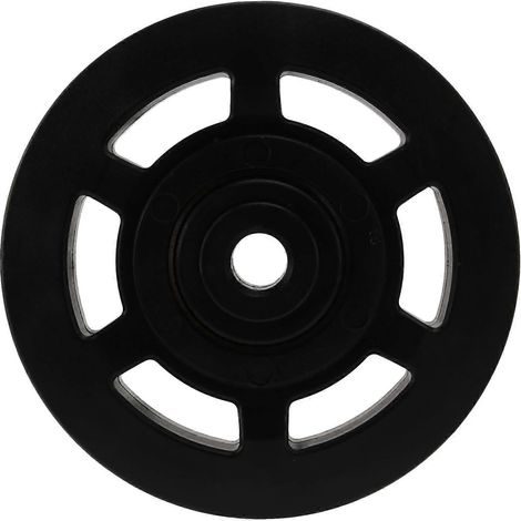 Poulie à roulement anti-usure 95 mm avec câble (noir) (1/5)