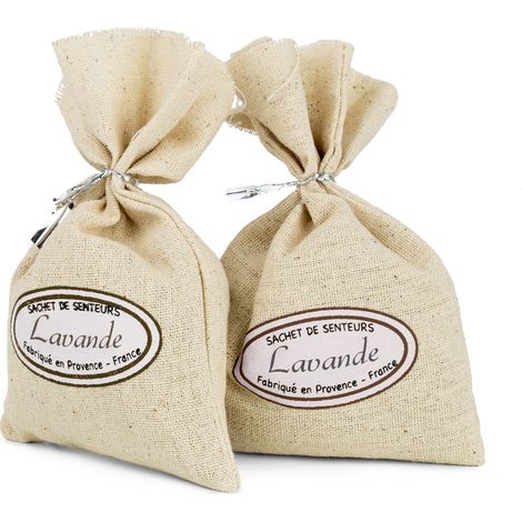 Lot 2 sachets lavande de Provence - COMPACTOR - 2 x 7 x H.12.5 CM - Beige (1/5)