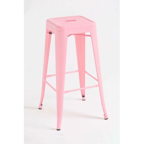 Taburetes Altos - Taburete Torix Alto - Rosa claro