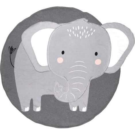 tapis de sol éléphant dessin animé-Ensoleillé (1/4)