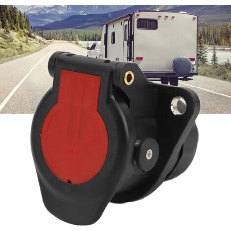 Adaptateur de Connecteur de Remorque 24V 15 Broches - Connecteur Electrique Universel pour Caravane, Camping-Car, Bateau, Véhicule Réutilisable - Performance Stable et Durable (1/5)
