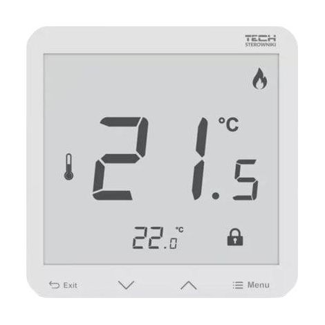 Tech R-8PB Plus Temperaturregler Weiß mit LCD-Bildschirm