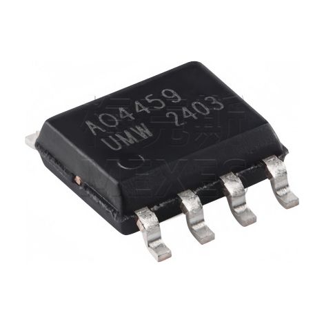 UMW AO4459 SOP-8 30V 6.5A P-channel MOSFET Field-Effect Transistor - Electronic Components for Power Supplies - 5 Units (Assembled)
