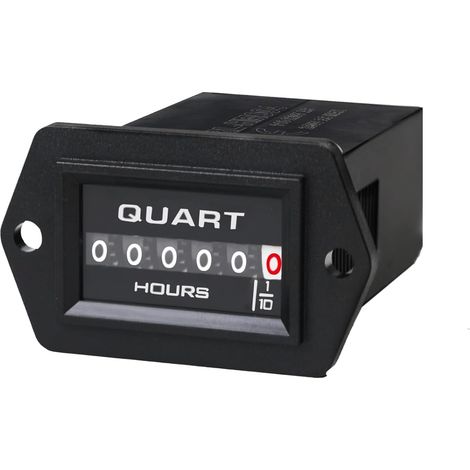 Compteur d'heures mécanique - 1 unité - Étanche IP65 - Sans batterie - Pour moteur et génératrice - AC 110-250V (1/5)