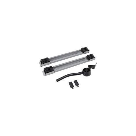 Carro extensible para electrodomésticos, capacidad de carga de 300 kg, doble fila extraíble, 24 ruedas silenciosas y guías incluidas.