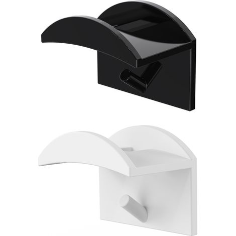 Soporte de pared para gorras: Clip miniatura 3D ecológico fabricado en ABS negro o blanco – Solución de almacenamiento multifuncional (1/5)