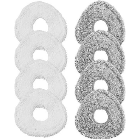 Lot de 8 lingettes de nettoyage lavables pour aspirateurs robots Narwal FREO (1/5)