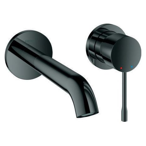 Grohe 2-Loch-Waschtischbatterie ESSENCE FMS · Ausladung 183mm hard graphite (1/4)