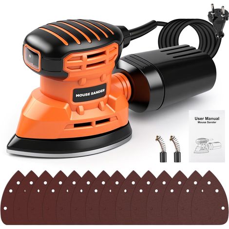 Ponceuse Delta 150W 13000RPM, Ponceuse Triangulaire Bois, Multifonction (1/5)