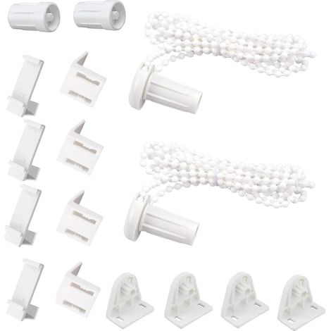 Kit Stores Enrouleurs,2 Pcs Fixation pour Store Enrouleur,17mm Mecanisme Store Enrouleur,Ensemble de Accessoires pour Stores enrouleurs Fixation pour Store fenetre Store Enrouleur (1/5)