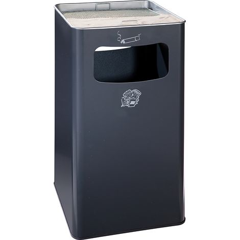 VAR, Combiné cendrier-poubelle, capacité 96 l, l x h x p 430 x (1/4)