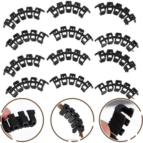 50 Pcs Clips De Vignes, Clip De Fixation pour Plantes Clips De Dressage De Plantes Pinces à Tomates Pinces à Cintrer Les Plantes Pince à Plante à 90 DegréS pour Cultiver Croissance des Plantes (1/4)