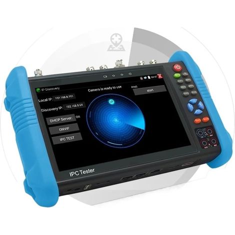 Testeur de vidéosurveillance IPC 8K IPC9800, 7 Pouces, caméra de vidéosurveillance 8MP AHD CVI TVI H.265, testeur de caméra IP PTZ, testeur de câble VGA, Test de vidéosurveillance(9800 Pro) (1/5)