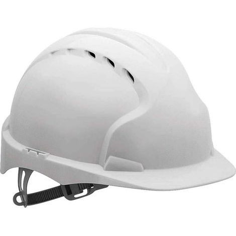 EVO2 ventilated helmet - zipper - white (1/4)
