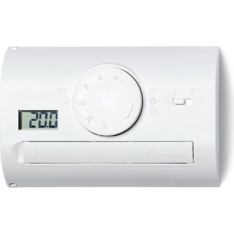 Finder termostato elettronico a batteria a parete bianco 1t4190030000 (1/2)