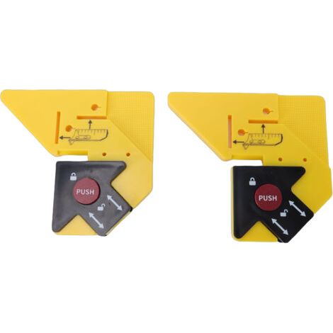 RHG Outil auxiliaire de coupe en biseau pour moulures décoratives, portable et pratique (lot de 2) (1/5)