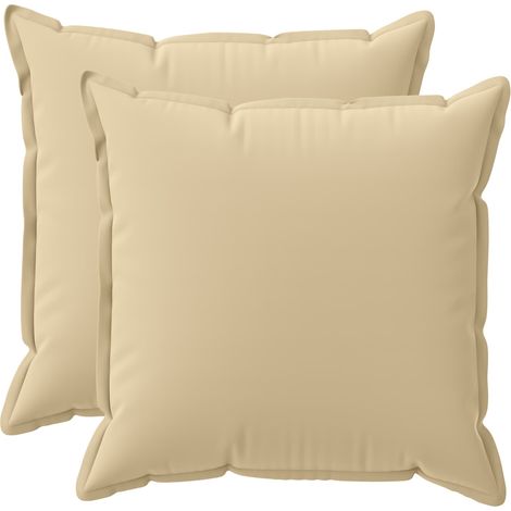 Kissenbezug 2 stk. HOUTEN Beige 55 x 55 cm Polyester vidaXL