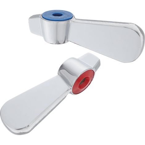 Poignées de Robinet Rondes en Métal, Lot de 2 Pièces, 20x2, 20x2 (1/5)