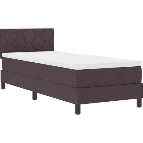 Maison Exclusive - Boxspringbett mit Matratze Dunkelbraun 80 x 20