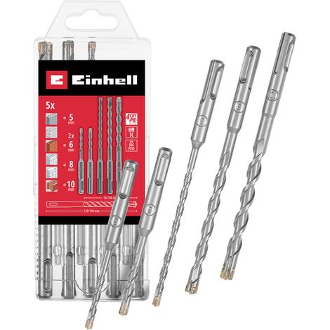 Betonbohrer Einhell 265505 5 Stück Hartmetall Spitze Zentrierung