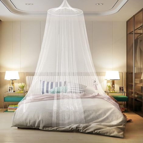 Moustiquaire de Lit Grande pour Lit Bébé, Ciel de lit pour bébé, Grande Moustiquaire, Enfants, Garçons, Filles(XL)