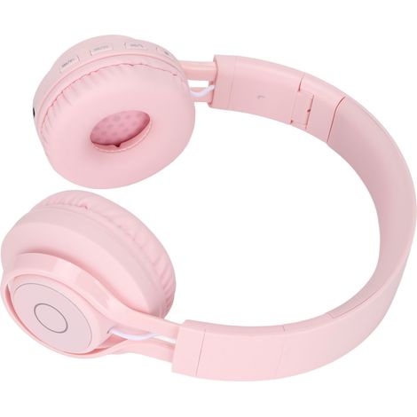 Bluetooth-Kopfhörer für Kinder, faltbar und verstellbar, mit Mikrofon und farbenfroher RGB-Beleuchtung, ideal zum Lernen (BT06C) (1/5)