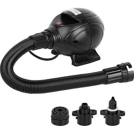 Pompe à Air électrique Portable 800W, gonfleur et dégonfleur avec 3 buses, pour lit gonflable, matelas, flotteur, jouet de piscine (1/5)