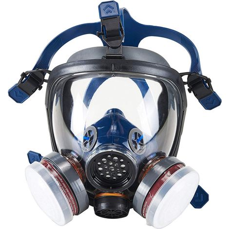 Masque facial complet, respirateur complet avec approbation CE, masque de sécurité de protection du visage, respirateur à vapeur organique pour la poussière de peinture