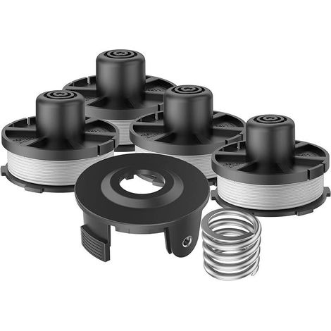 Fil de débroussailleuse pour Makita 196146-9/195858-1, 1,6mm Tap&Go Single Line Spool Fil de rechange pour débroussailleuse Makita 18 V DUR1817, DUR181RF, DUR181 (lot de 4 + 1 + 1 paquet) (1/4)