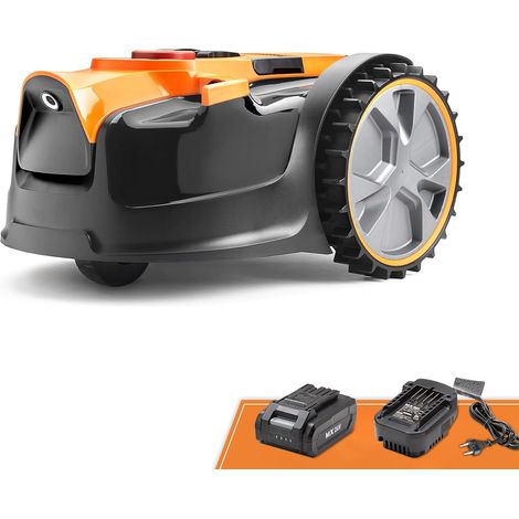 Cordless Robot Lawnmower for Self-Propelled Lawn Mowers up to 80 ㎡ with 2Ah Battery Compact Model for Beginners without Boundary Cable (1/5)