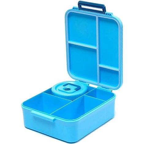 Tragbare Bento-Lunchbox für Kinder, konische Aufbewahrungsbehälter mit Deckel, Lunchbox für Kinder in der Schule (1/5)