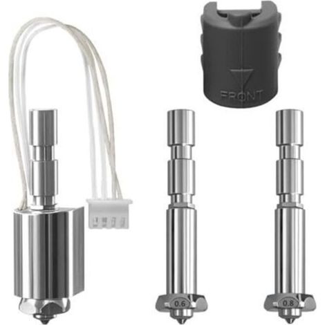 All-in-one Extruder Kit for Kobra 3 Max (0.4 Nozzle Pre-installed) with 2 Replaceable Throats and Hardened Steel Nozzles (0.6 and 0.8), High Flow Quick Change Extruder Kit for Cobra (1/5)