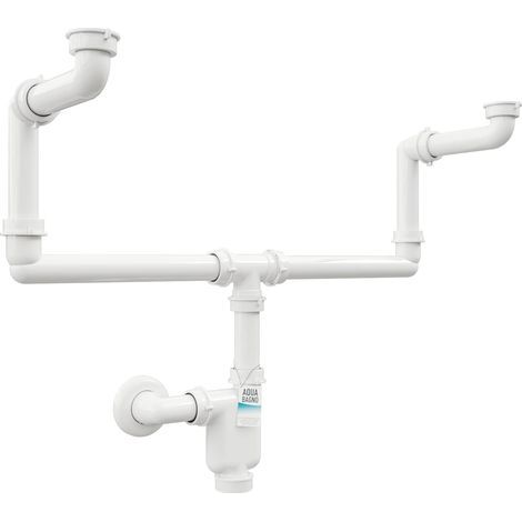 Siphon gain de place - siphon pour meubles - siphon plat (1/5)